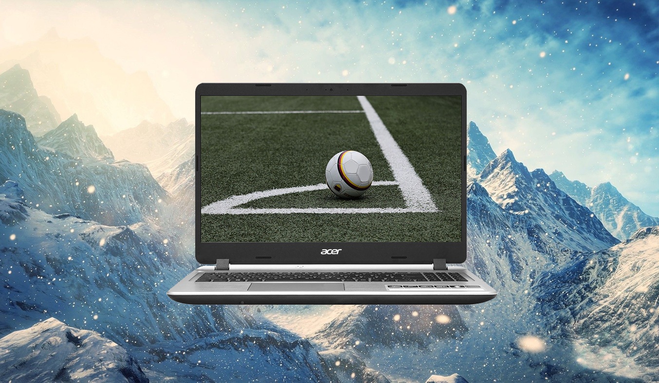 Laptop Acer Aspire A515-53-30QH (NX.H6BSV.003) được gia công tỉ mỉ và hoàn thiện từ chất liệu nhựa với hai tông màu chủ đạo là đen và bạc